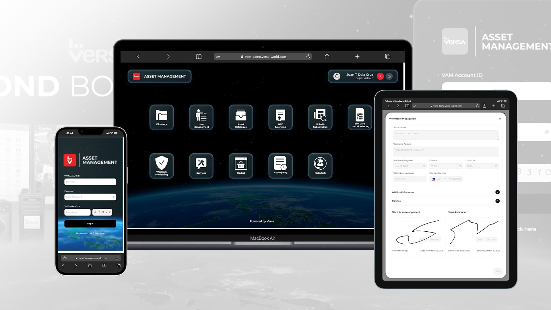 Asset Management System screenshot