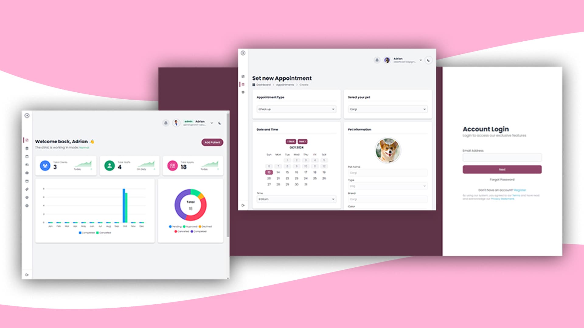 AI Assisted Veterinary Management System screenshot